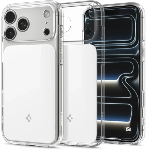 Spigen Ultra Hybrid T Apple iPhone 18 Pro / 17 Pro Hoesje MagSafe Wit afbeelding 1