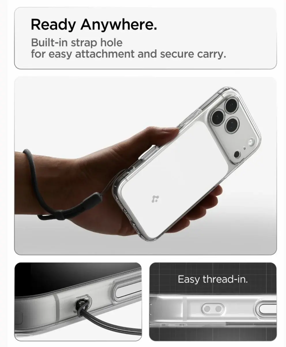 Spigen Ultra Hybrid T Apple iPhone 18 Pro / 17 Pro Hoesje MagSafe Wit afbeelding 9