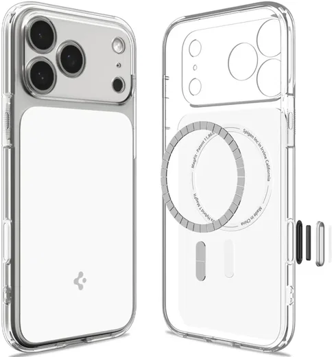 Spigen Ultra Hybrid T Apple iPhone 18 Pro / 17 Pro Hoesje MagSafe Wit afbeelding 2
