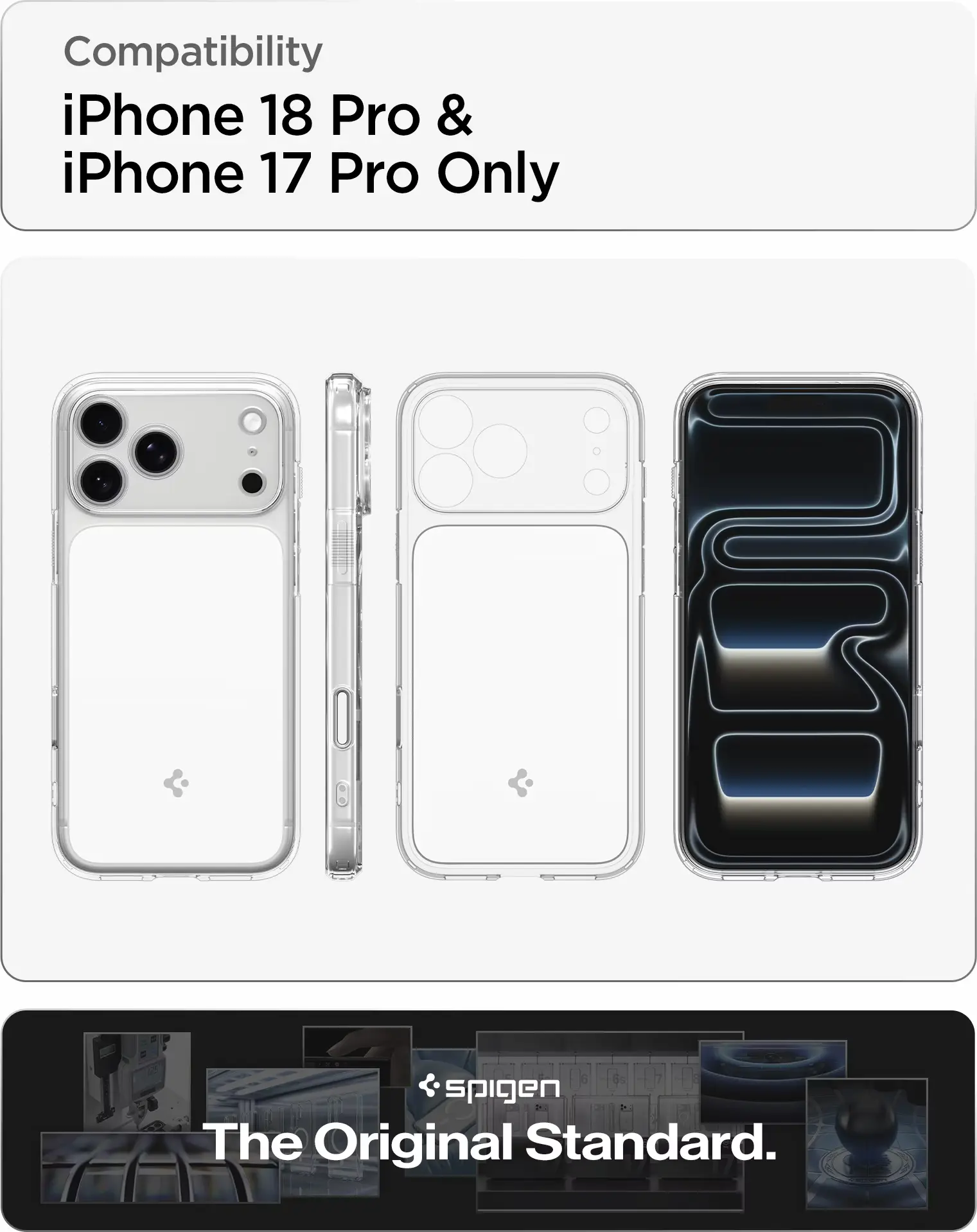 Spigen Ultra Hybrid T Apple iPhone 18 Pro / 17 Pro Hoesje MagSafe Wit afbeelding 4