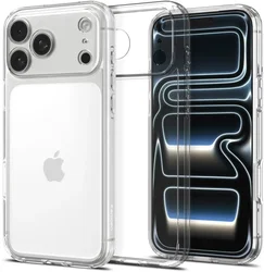 Spigen Ultra Hybrid Apple iPhone 18 Pro / 17 Pro Hoesje Back Cover Transparant afbeelding