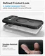 Spigen Ultra Hybrid MagFit iPhone 18 Pro / 17 Pro Hoesje MagSafe Frosted Zwart afbeelding 8