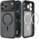 Spigen Ultra Hybrid MagFit iPhone 18 Pro / 17 Pro Hoesje MagSafe Frosted Zwart
