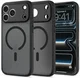 Spigen Ultra Hybrid MagFit iPhone 18 Pro / 17 Pro Hoesje MagSafe Frosted Zwart afbeelding 2