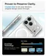 Spigen Liquid Crystal Apple iPhone 18 Pro / 17 Pro Hoesje MagSafe Clear Wit afbeelding 7