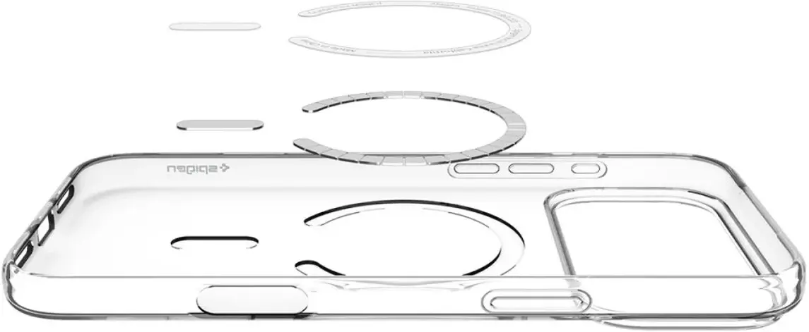 Spigen Liquid Crystal Apple iPhone 18 Pro / 17 Pro Hoesje MagSafe Clear Wit afbeelding 11