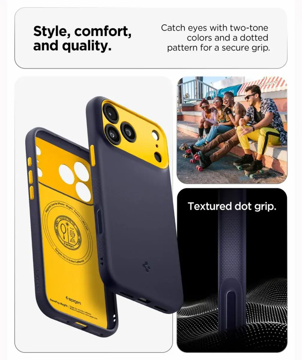 Spigen Nano Pop MagFit Apple iPhone 18 Pro / 17 Pro Hoesje MagSafe Blauw afbeelding 5