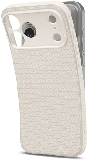 Spigen Liquid Air Apple iPhone 18 Pro / 17 Pro Hoesje Back Cover Titanium afbeelding 9