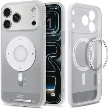 Spigen Ultra Hybrid MagFit iPhone 18 Pro / 17 Pro Hoesje MagSafe Classic Zilver