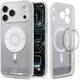 Spigen Ultra Hybrid MagFit iPhone 18 Pro / 17 Pro Hoesje MagSafe Classic Zilver afbeelding 1