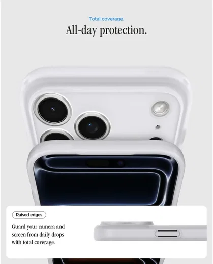 Spigen Ultra Hybrid MagFit iPhone 18 Pro / 17 Pro Hoesje MagSafe Classic Zilver afbeelding 3