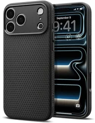 Spigen Liquid Air Apple iPhone 18 Pro / 17 Pro Hoesje Back Cover Zwart afbeelding