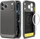 Spigen Rugged Armor MagFit Apple iPhone 18 Pro / 17 Pro Hoesje MagSafe Grijs afbeelding 1