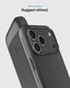 Spigen Rugged Armor MagFit Apple iPhone 18 Pro / 17 Pro Hoesje MagSafe Grijs afbeelding 8