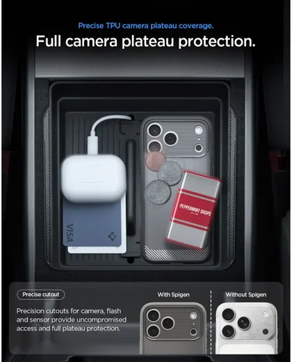 Spigen Rugged Armor MagFit Apple iPhone 18 Pro / 17 Pro Hoesje MagSafe Grijs afbeelding 5