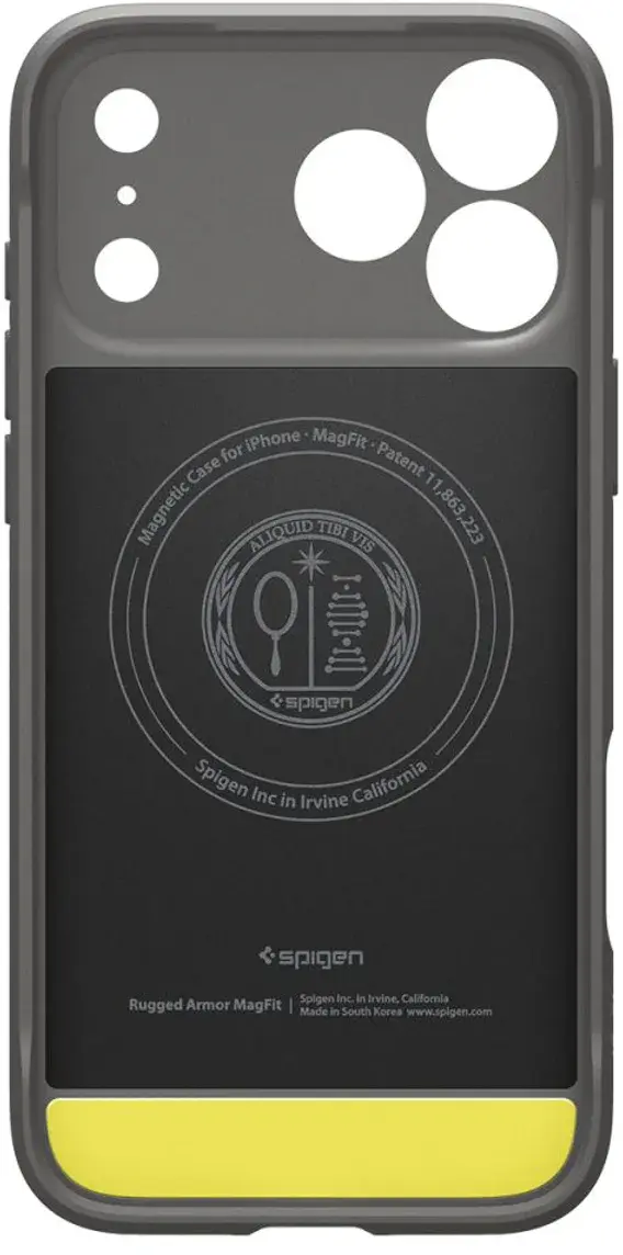 Spigen Rugged Armor MagFit Apple iPhone 18 Pro / 17 Pro Hoesje MagSafe Grijs afbeelding 10