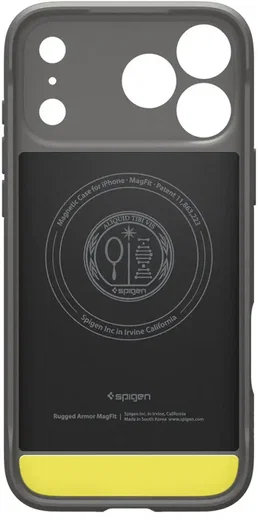 Spigen Rugged Armor MagFit Apple iPhone 18 Pro / 17 Pro Hoesje MagSafe Grijs afbeelding 10