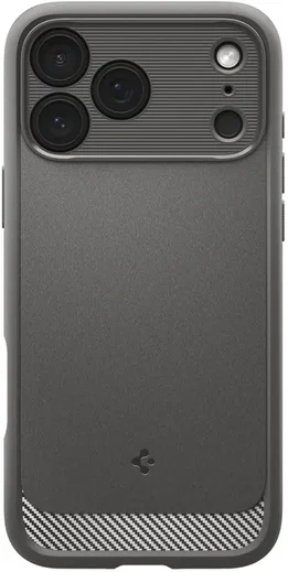 Spigen Rugged Armor MagFit Apple iPhone 18 Pro / 17 Pro Hoesje MagSafe Grijs afbeelding 9