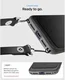 Spigen Rugged Armor MagFit Apple iPhone 18 Pro / 17 Pro Hoesje MagSafe Grijs afbeelding 7