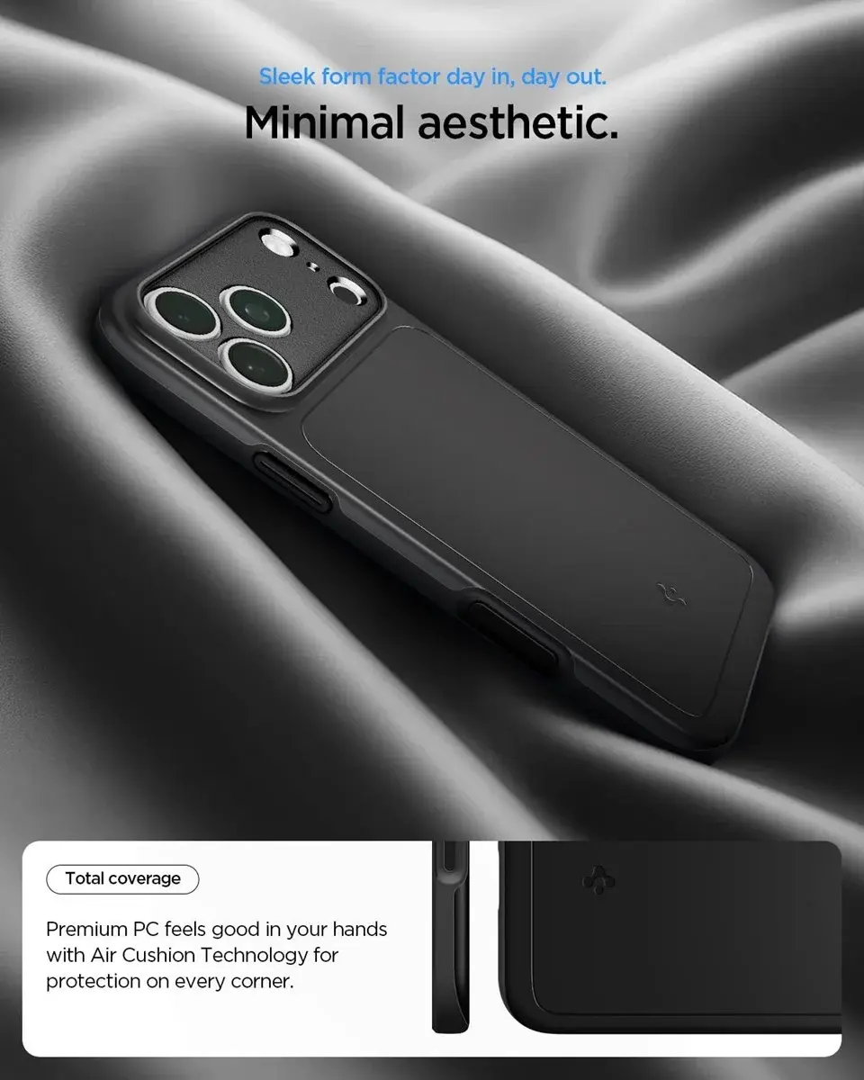 Spigen Thin Fit MagFit Apple iPhone 18 Pro / 17 Pro Hoesje MagSafe Zwart afbeelding 6
