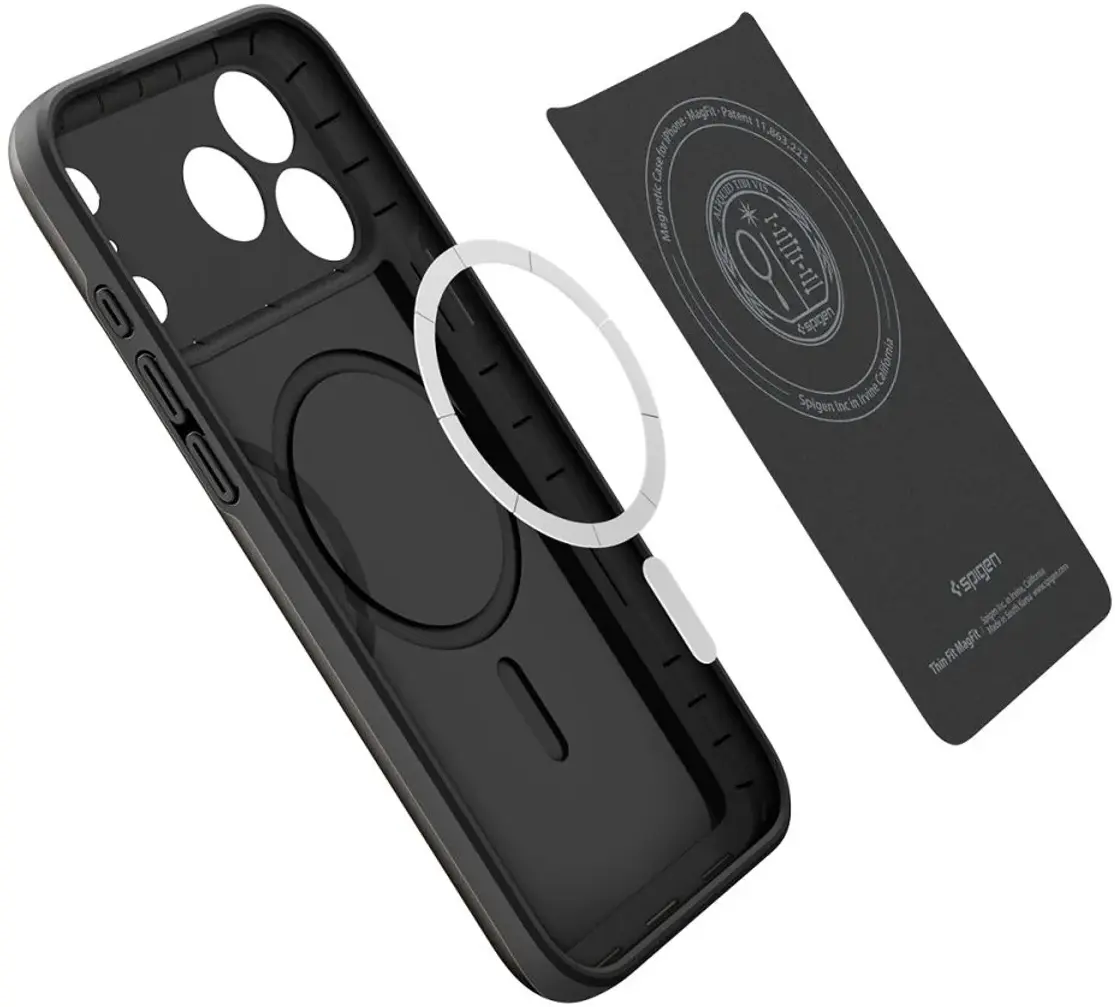 Spigen Thin Fit MagFit Apple iPhone 18 Pro / 17 Pro Hoesje MagSafe Zwart afbeelding 12