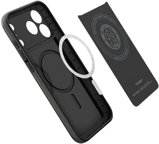 Spigen Thin Fit MagFit Apple iPhone 18 Pro / 17 Pro Hoesje MagSafe Zwart afbeelding 12