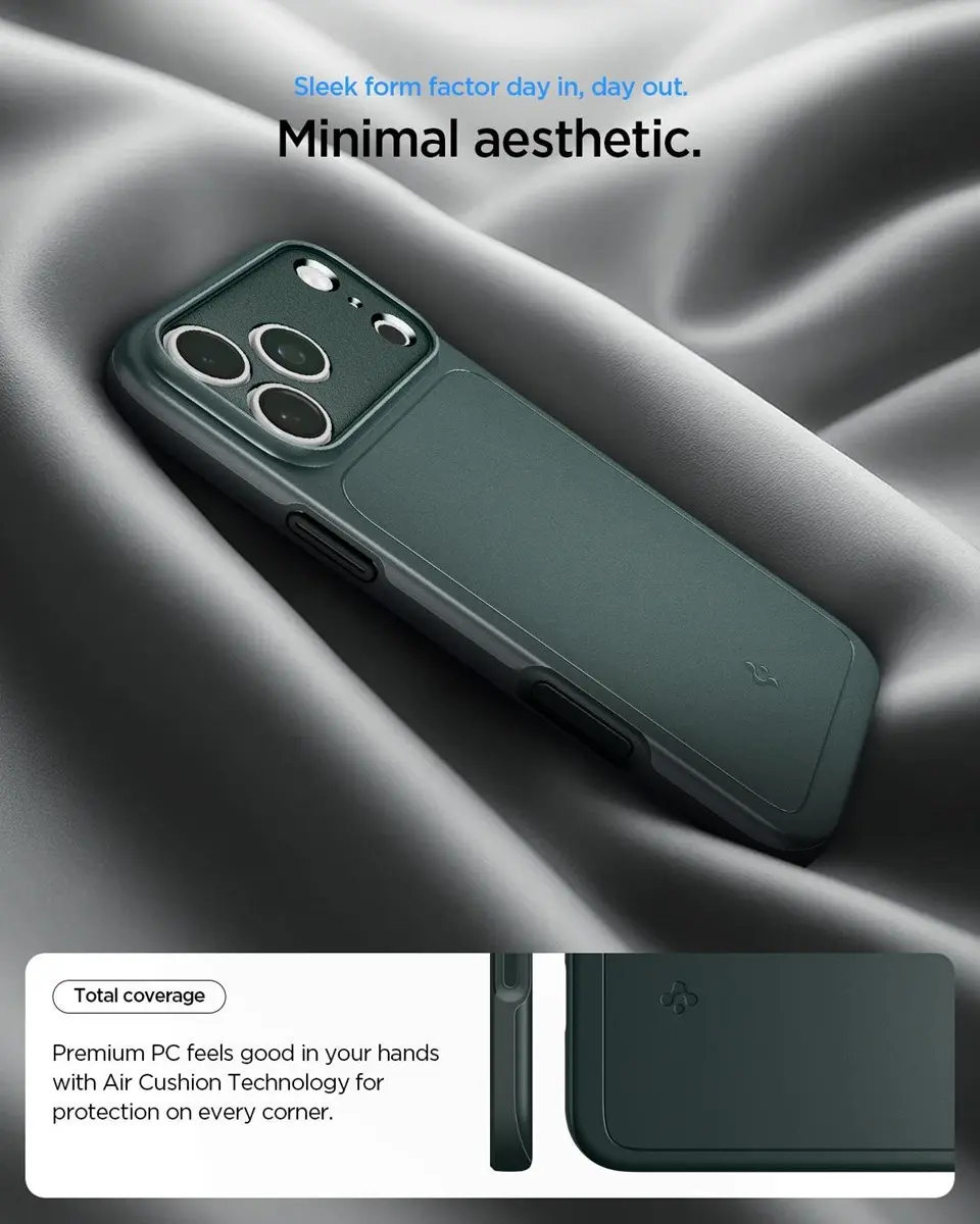 Spigen Thin Fit MagFit Apple iPhone 18 Pro / 17 Pro Hoesje MagSafe Groen afbeelding 6