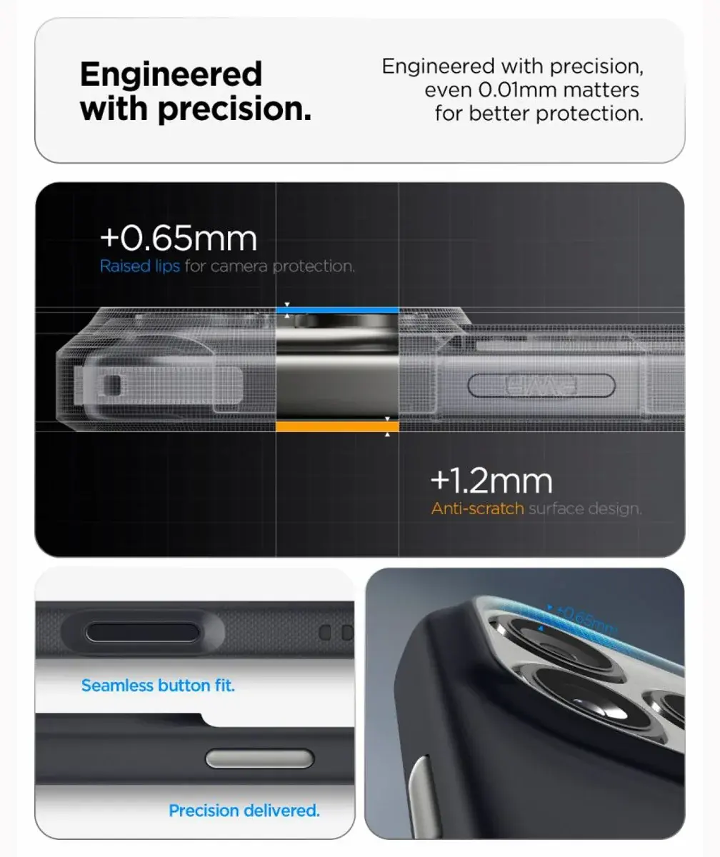 Spigen Nano Pop MagFit Apple iPhone 18 Pro / 17 Pro Hoesje MagSafe Zwart afbeelding 6