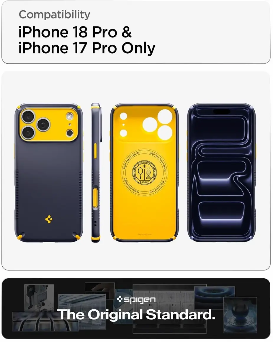 Spigen Nano Pop Hybrid MagFit iPhone 18 Pro / 17 Pro MagSafe Back Cover Blauw afbeelding 4
