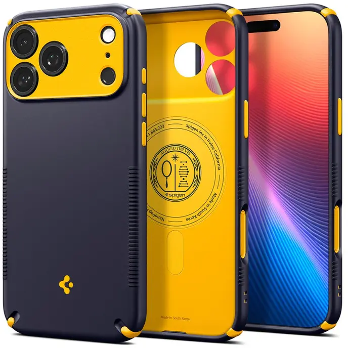 Spigen Nano Pop Hybrid MagFit iPhone 18 Pro / 17 Pro MagSafe Back Cover Blauw afbeelding 2