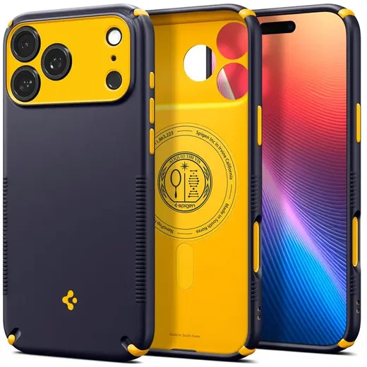 Spigen Nano Pop Hybrid MagFit iPhone 18 Pro / 17 Pro MagSafe Back Cover Blauw afbeelding 2