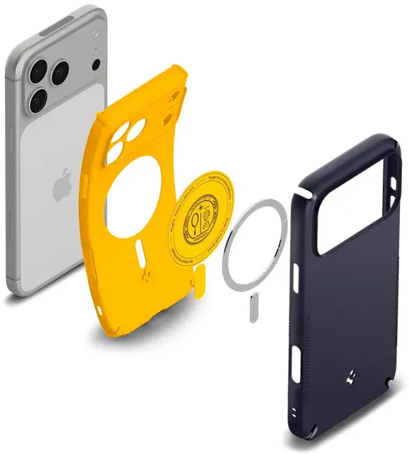 Spigen Nano Pop Hybrid MagFit iPhone 18 Pro / 17 Pro MagSafe Back Cover Blauw afbeelding 14
