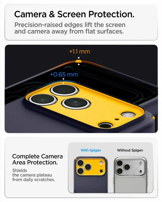 Spigen Nano Pop Hybrid MagFit iPhone 18 Pro / 17 Pro MagSafe Back Cover Blauw afbeelding 6