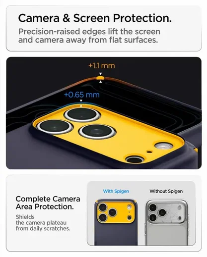 Spigen Nano Pop Hybrid MagFit iPhone 18 Pro / 17 Pro MagSafe Back Cover Blauw afbeelding 6