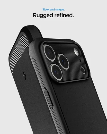 Spigen Rugged Armor MagFit Apple iPhone 18 Pro / 17 Pro Hoesje MagSafe Zwart afbeelding 8