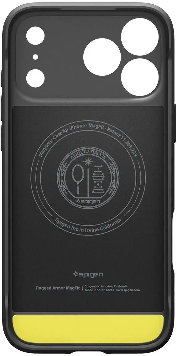 Spigen Rugged Armor MagFit Apple iPhone 18 Pro / 17 Pro Hoesje MagSafe Zwart afbeelding 10