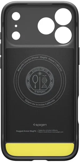 Spigen Rugged Armor MagFit Apple iPhone 18 Pro / 17 Pro Hoesje MagSafe Zwart afbeelding 10