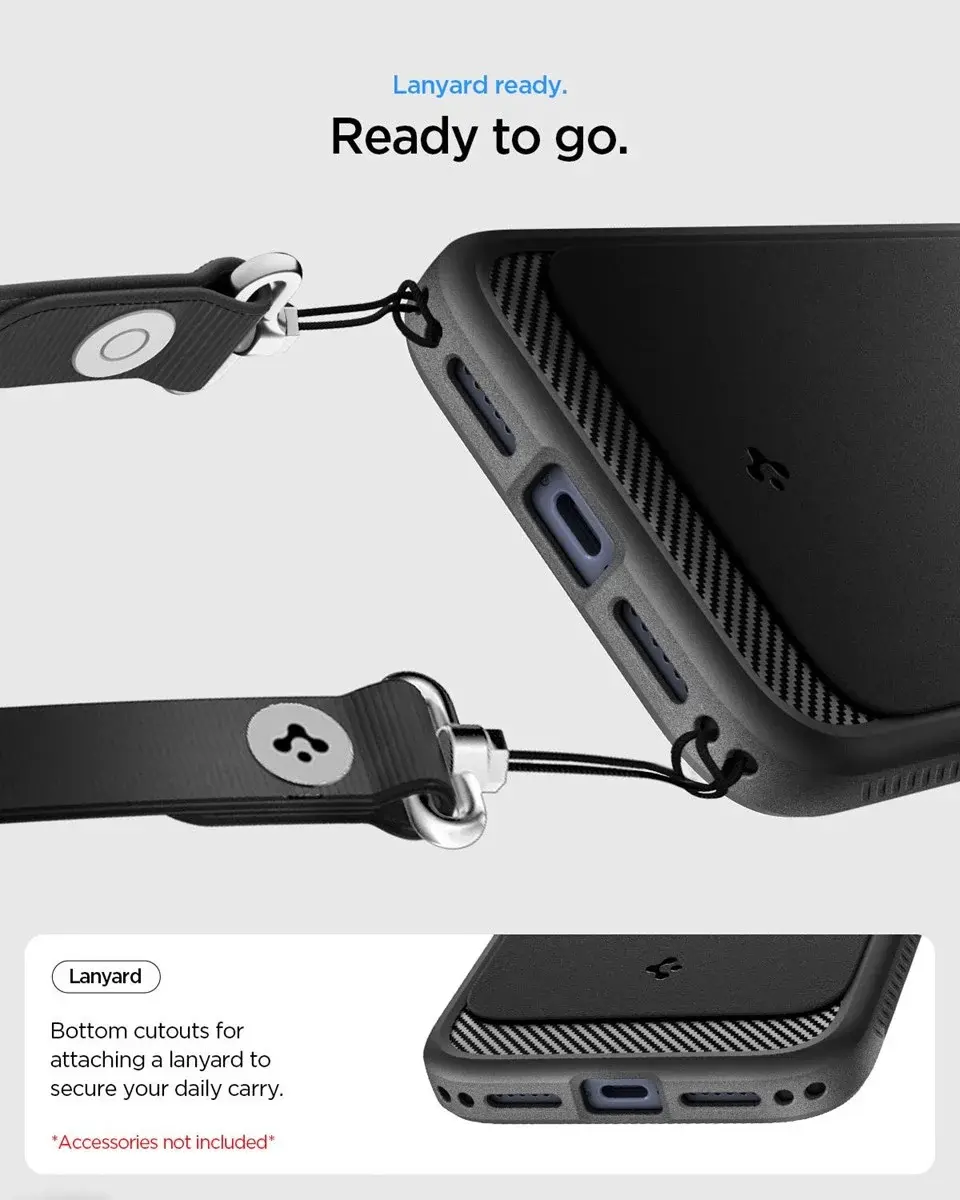 Spigen Rugged Armor MagFit Apple iPhone 18 Pro / 17 Pro Hoesje MagSafe Zwart afbeelding 7