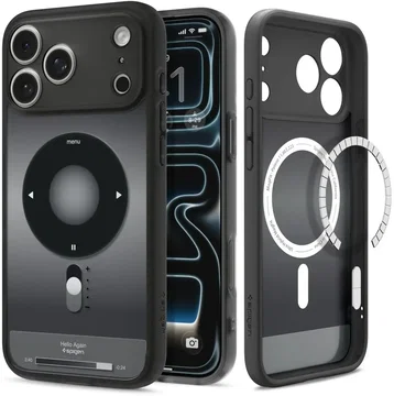 Spigen Ultra Hybrid MagFit iPhone 18 Pro / 17 Pro Hoesje MagSafe Classic Zwart