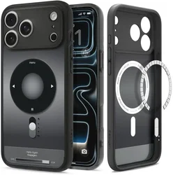 Spigen Ultra Hybrid MagFit iPhone 18 Pro / 17 Pro Hoesje MagSafe Classic Zwart afbeelding