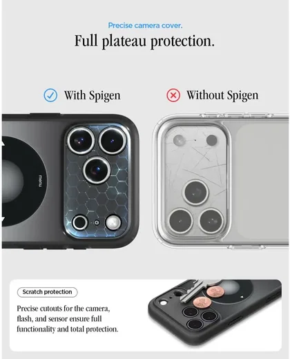 Spigen Ultra Hybrid MagFit iPhone 18 Pro / 17 Pro Hoesje MagSafe Classic Zwart afbeelding 6