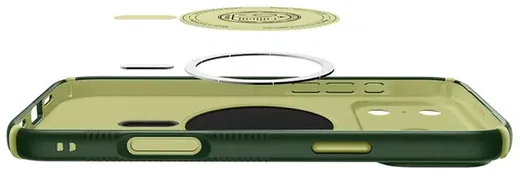 Spigen Nano Pop Hybrid MagFit iPhone 18 Pro / 17 Pro MagSafe Back Cover Groen afbeelding 13