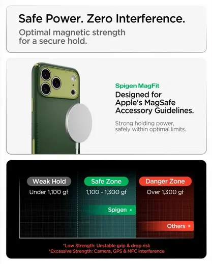 Spigen Nano Pop Hybrid MagFit iPhone 18 Pro / 17 Pro MagSafe Back Cover Groen afbeelding 9