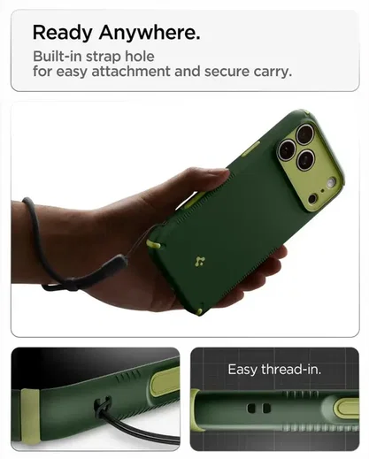 Spigen Nano Pop Hybrid MagFit iPhone 18 Pro / 17 Pro MagSafe Back Cover Groen afbeelding 10