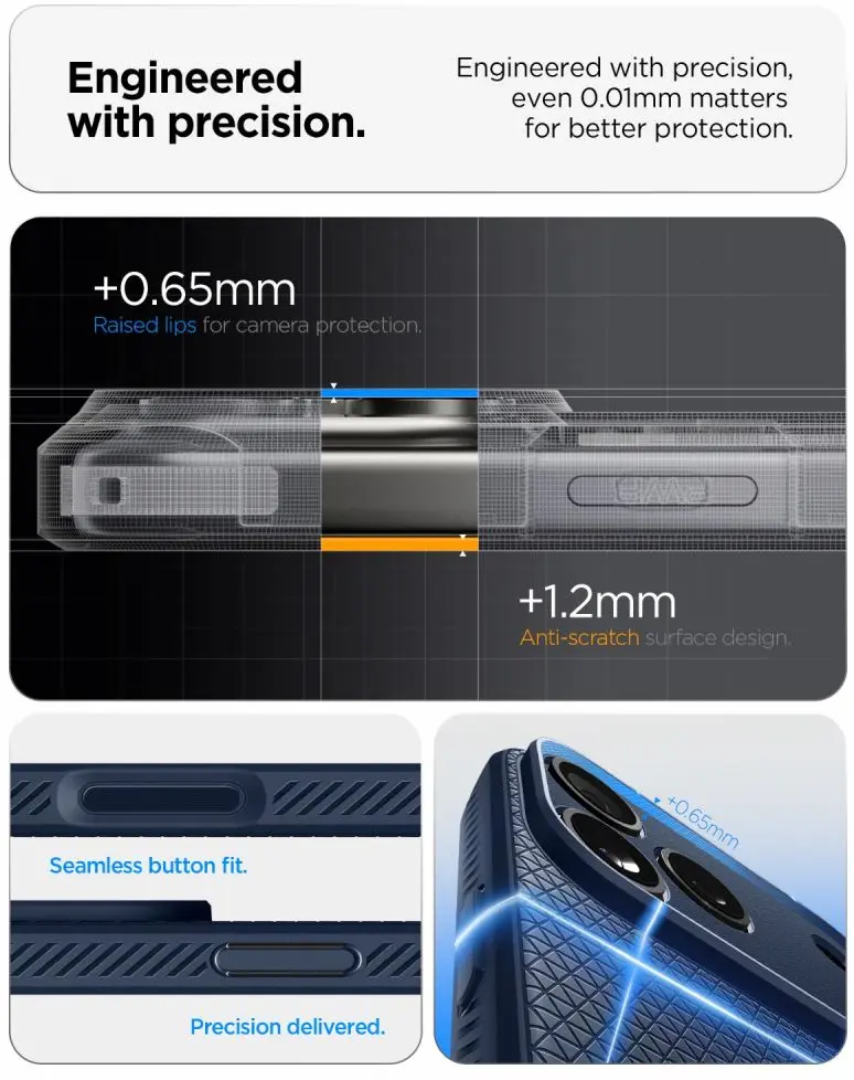 Spigen Liquid Air Apple iPhone 18 Pro / 17 Pro Hoesje Back Cover Blauw afbeelding 6