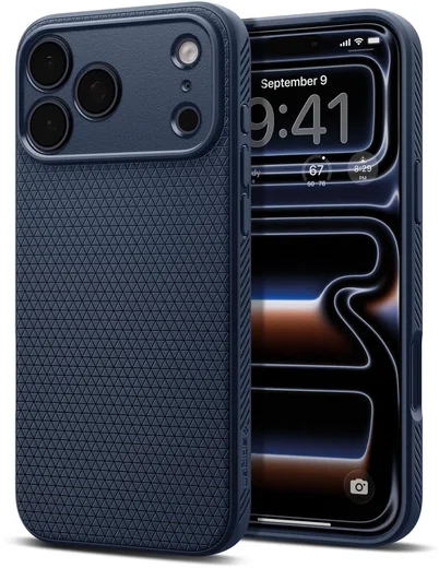 Spigen Liquid Air Apple iPhone 18 Pro / 17 Pro Hoesje Back Cover Blauw afbeelding 1