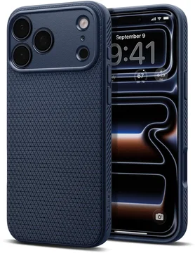 Spigen Liquid Air Apple iPhone 18 Pro / 17 Pro Hoesje Back Cover Blauw