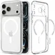 Spigen Ultra Hybrid MagFit iPhone 18 Pro / 17 Pro Hoesje MagSafe Clear Wit afbeelding 1
