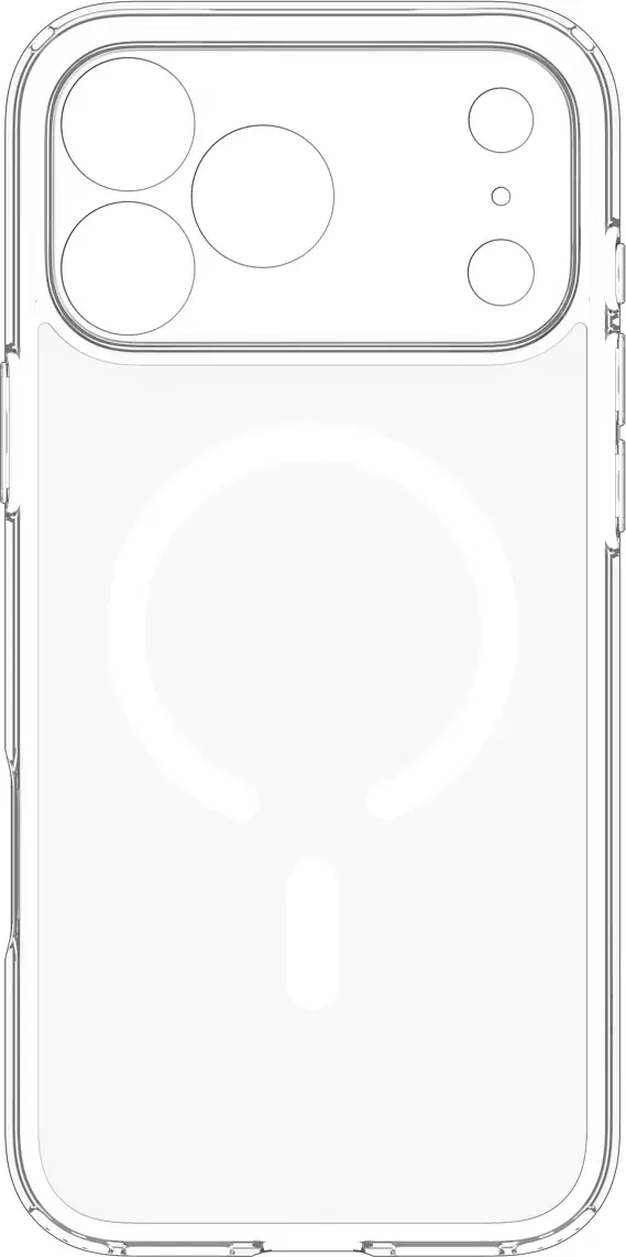 Spigen Ultra Hybrid MagFit iPhone 18 Pro / 17 Pro Hoesje MagSafe Clear Wit afbeelding 12