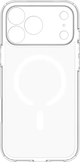 Spigen Ultra Hybrid MagFit iPhone 18 Pro / 17 Pro Hoesje MagSafe Clear Wit afbeelding 12
